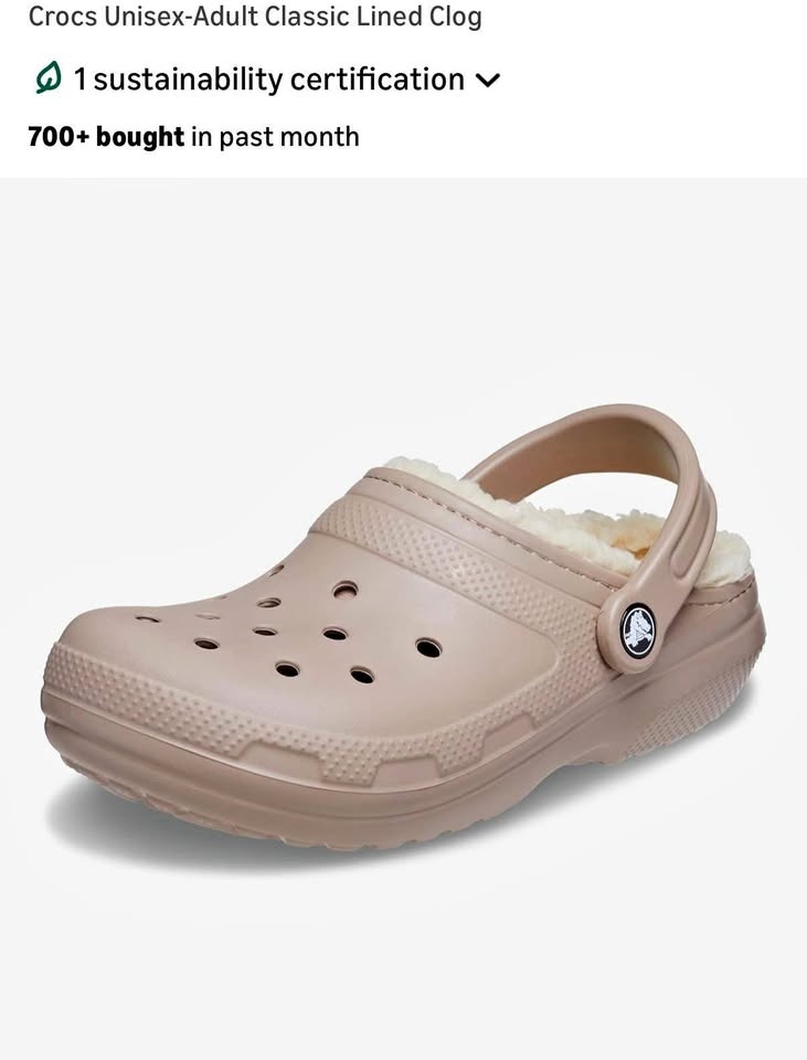 Brand new unixes crocs classic lined clog