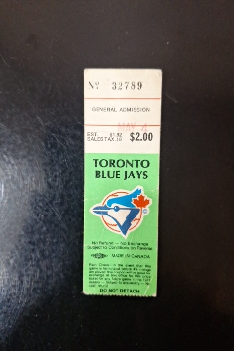 TORONTO BLUE JAYS, Souvenir Programs - 1977, 78, 79 & Stubs - photo 2