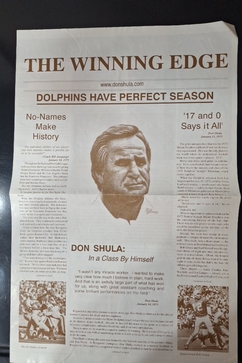 DON SHULA - Miami Dolphins - photo 3