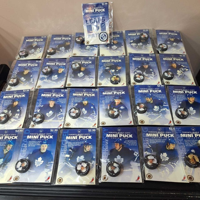 Toronto Maple Leafs Mini Puck Collection
