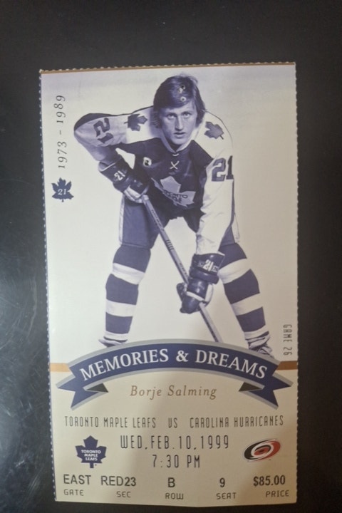 BORJE SALMING #21 - Toronto Maple Leafs - photo 5