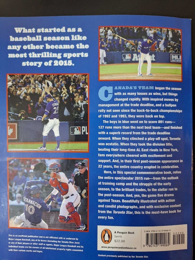 TORONTO BLUE JAYS 2015 - A Season To Remember - photo 4