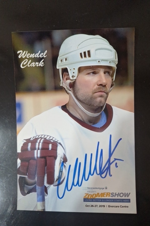WENDEL CLARK #17 - Toronto Maple Leafs - photo 2