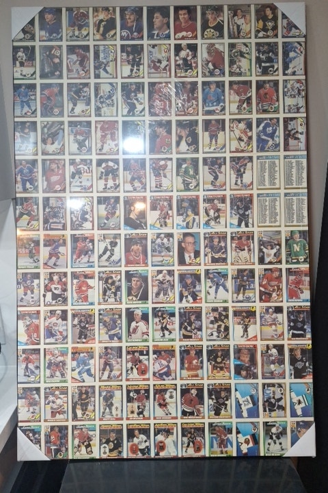 NHL 1991, O Pee Chee Uncut Sheet