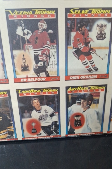 NHL 1991, O Pee Chee Uncut Sheet - photo 4