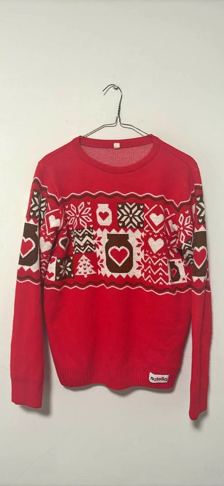 Red Nutella Sweater xs-medium