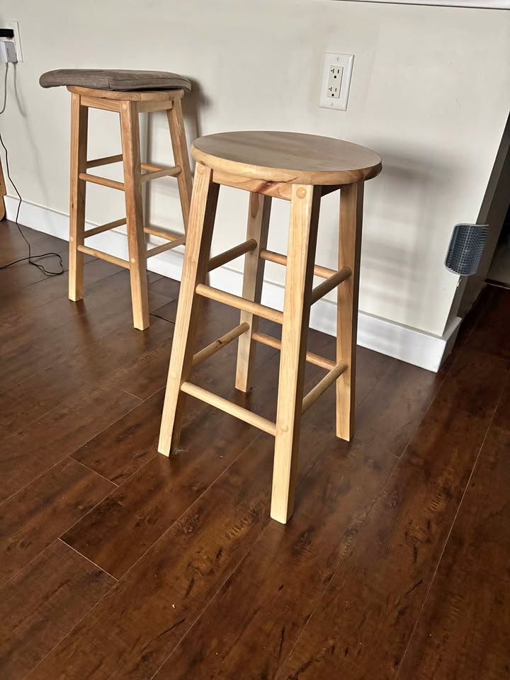 Two bar stools