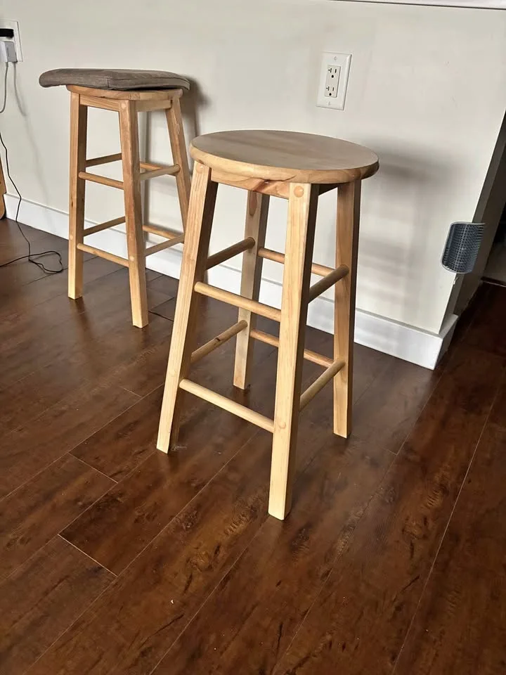Two bar stools