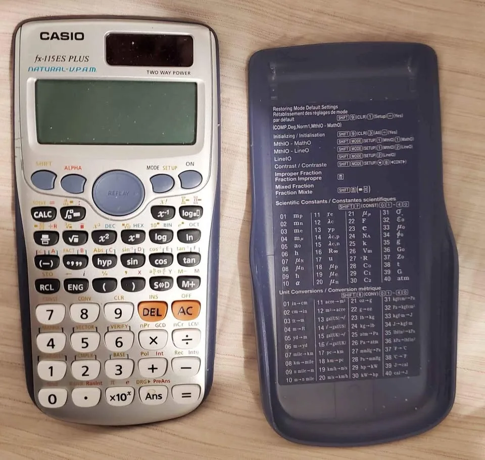 Casio fx-115es plus scientific calculator
