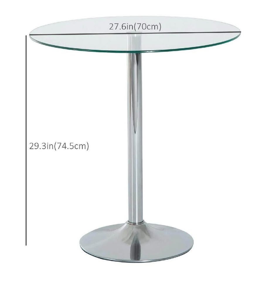 New Glass Round Table - photo 2