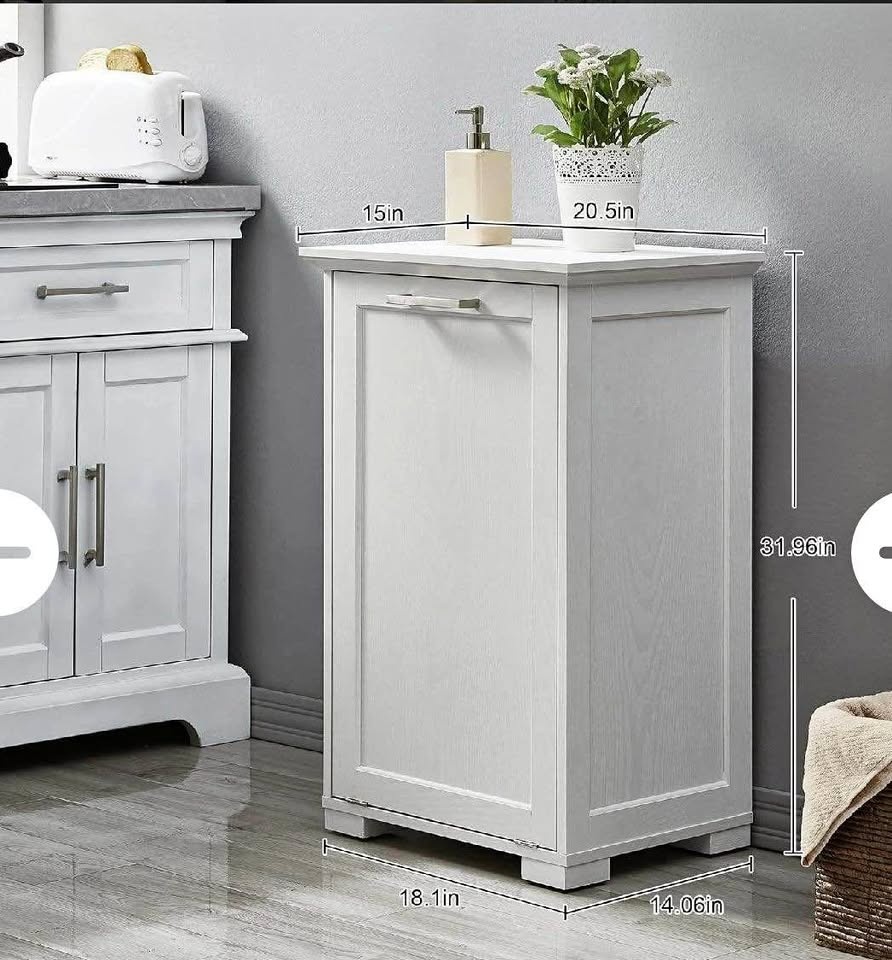 New tiltout trash cabinet