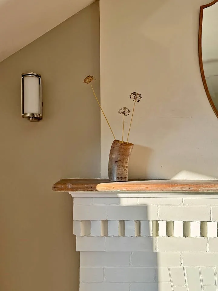 Vintage Natural Horn Vessel /Vase Rustic Decor, Home Decor