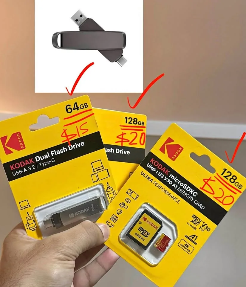 USB flash drives and micro SD memory cards *NEW* 64 gb / 128gb