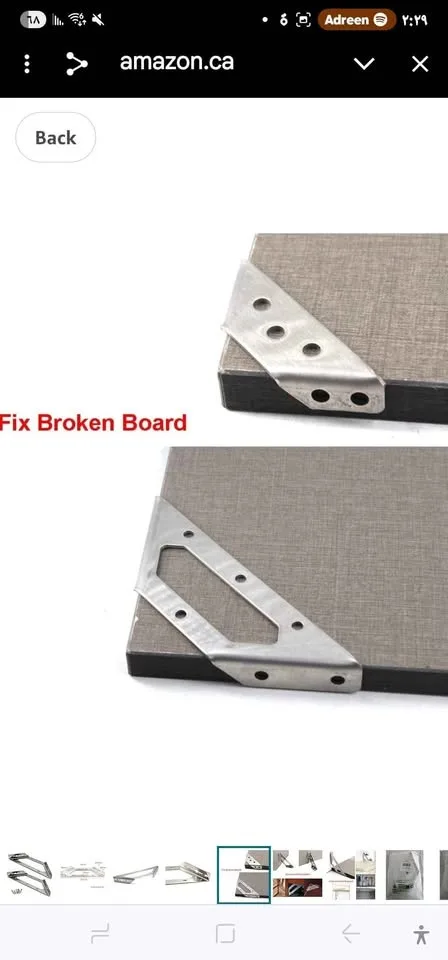 Wall Mount Shelf Bracket Stainless Steel Corner Brace (2) image indicator(5)