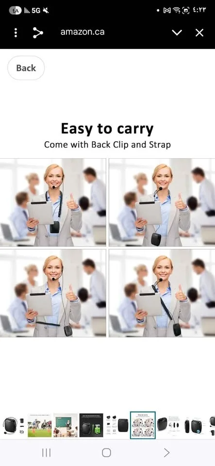 Portable amplifierZOWEETEK Mini Voice Amplifier image indicator(4)