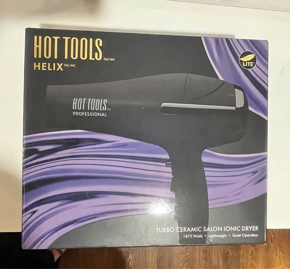 Turbo ceramic salon ionic hair dryer