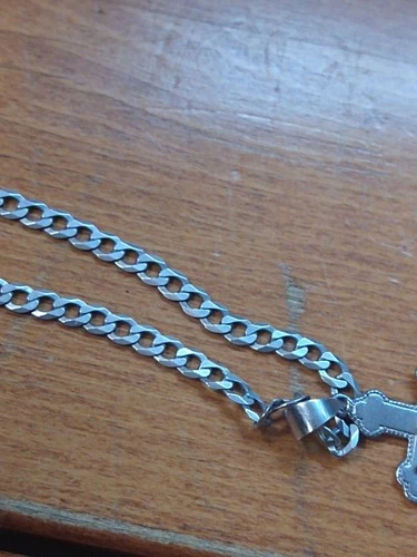 24 inch sterling silver chain With Necklace Cross - photo 4