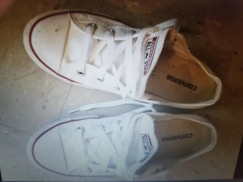 converse shoes size 3 white - photo 3