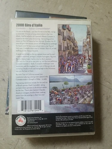 World Cycling Giro d'italia 2008 3 Disc Set DVD - photo 3