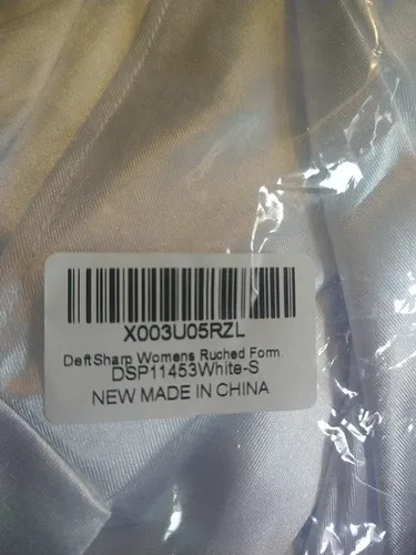 Deft Sharp Women's Rushed Form Size Small, White image indicator(2)