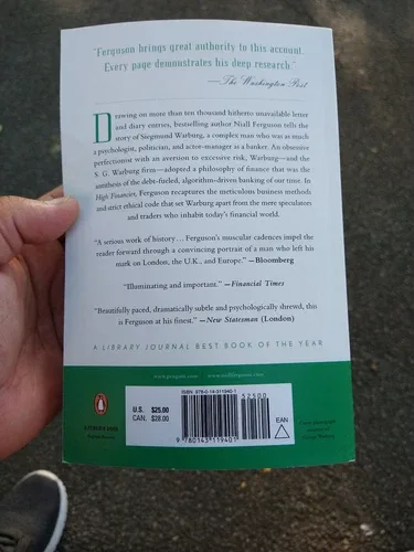 High Financier: Siegmund Warburg by Niall Ferguson (2011) image indicator(6)