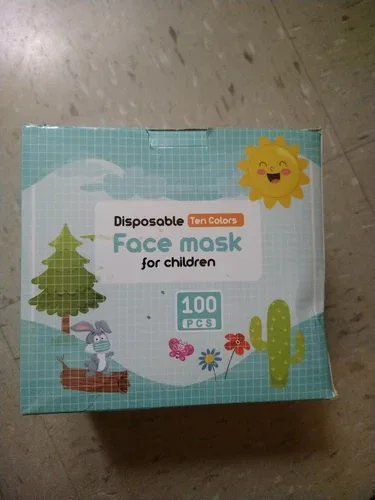face mask for children 100 PCs , Ten Color