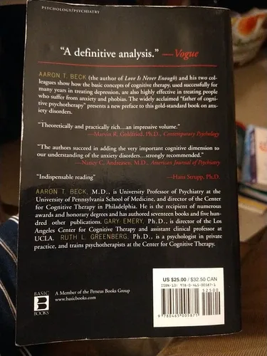 Anxiety Disorders And Phobia A Cognitive Perspective image indicator(3)