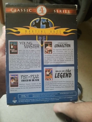 Bruce Lee Jackie Chan Classic Series 4 DVD set - photo 5