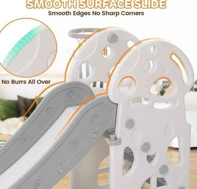 RONIPIC 3 in 1 Toddler Slide - Gray image indicator(3)
