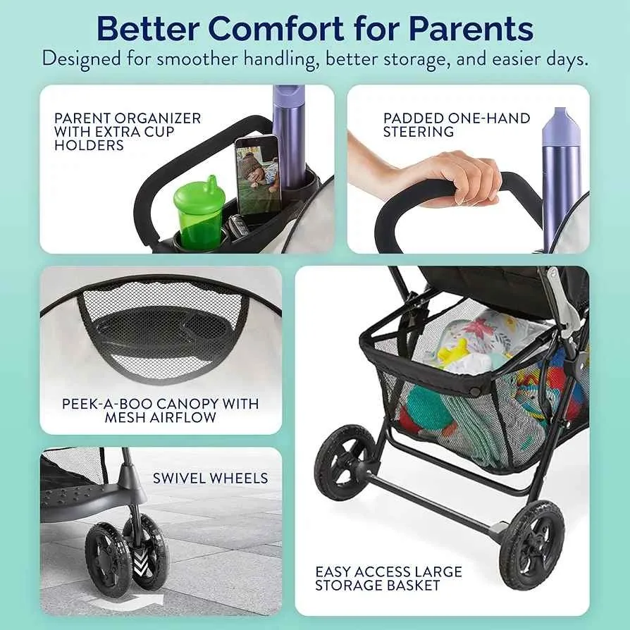 Kolcraft Cloud Plus Stroller image indicator(3)