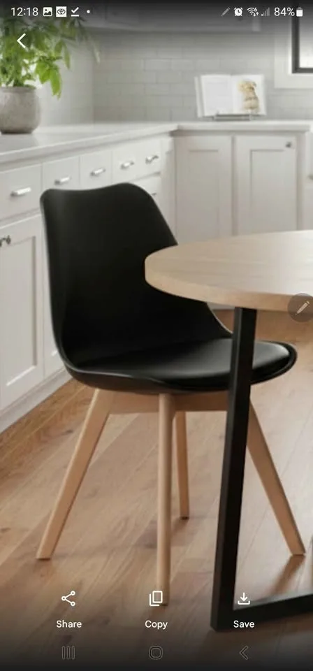 Dining Chairs Set of 3 Mid-Century Modern Lounge Chair image indicator(2)