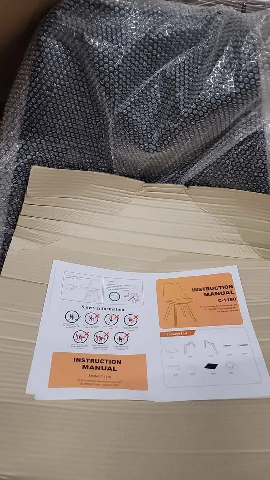 Dining Chairs Set of 3 Mid-Century Modern Lounge Chair image indicator(7)