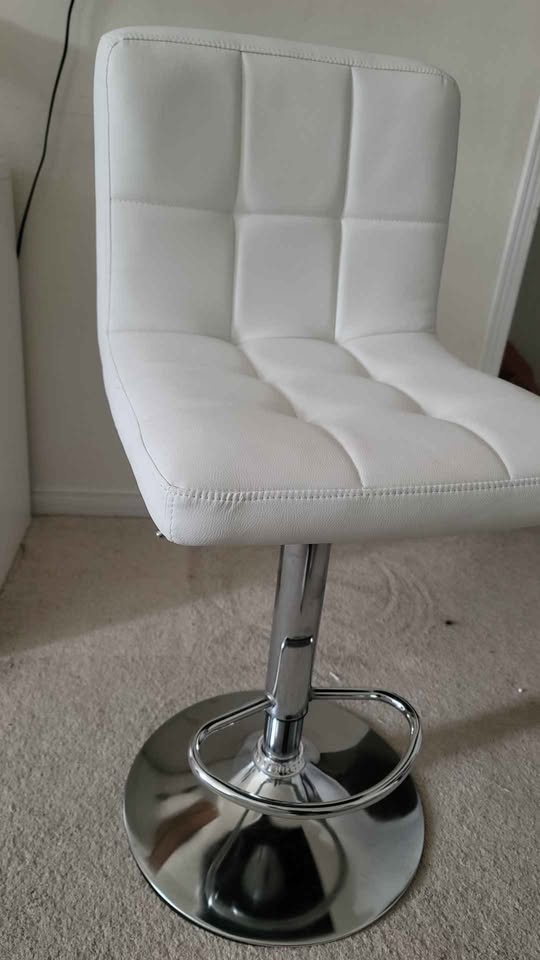 Costway Adjustable Armless Bar Stool Swivel Kitchen Chair - photo 2