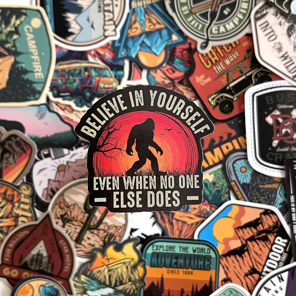 Pack of 48 Camping Vibes Stickers - photo 5