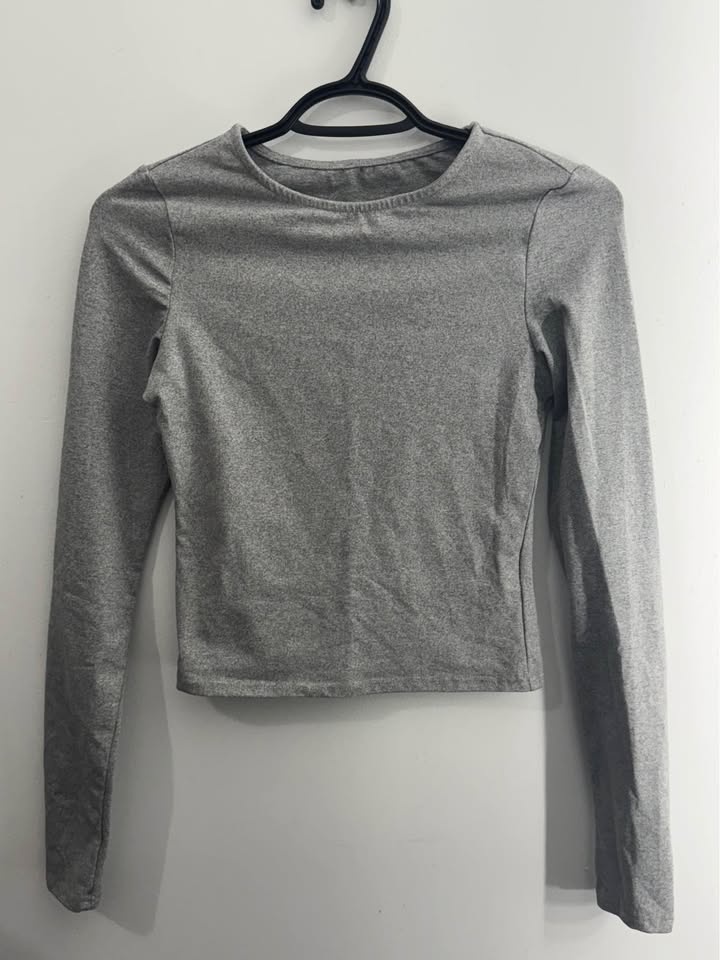 SHEIN Plain Crew Neck Long Sleeve - photo 2