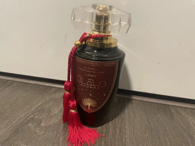 Mohra by Lattafa Perfume 100ml bottle Preowned 97% Full image indicator(2)