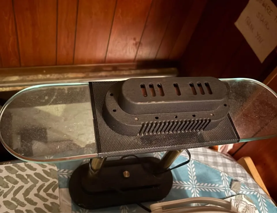 Vintage Postmodern Desk Banker Table Lamp Sonneman Kovacs image indicator(2)