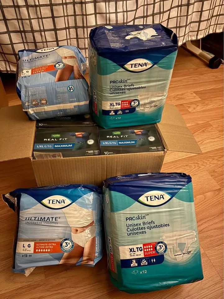 Diapers for adult larger and xL
