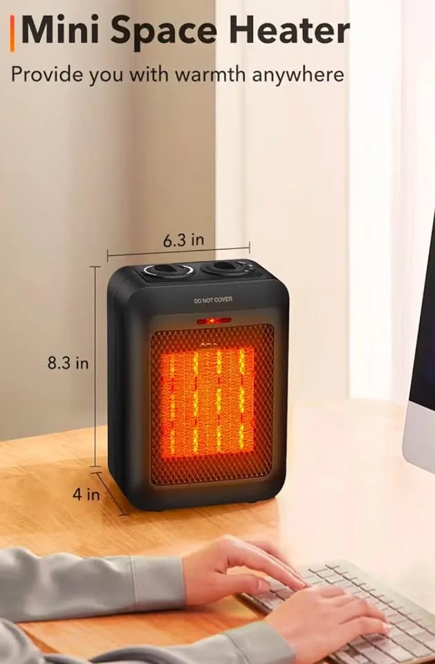 Portable Electric Space Heater 1500W/750W image indicator(5)
