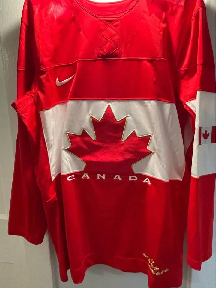 Autographed Drew Doughty Hockey Canada jersey image indicator(3)