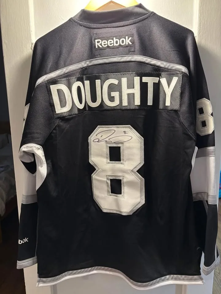 Autographed Drew Doughty LA Kings Jersey image indicator(2)