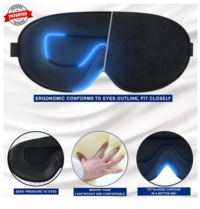 UamAL 3D Sleep Mask - photo 5