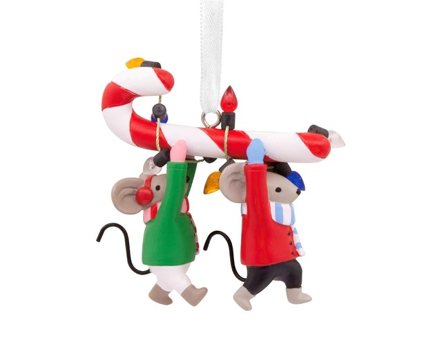 Hallmark Ornament: Mice Carrying Candy Cane - photo 2