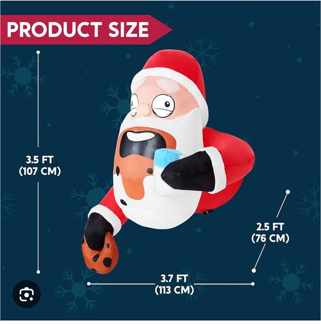 JOIEDOMI Santa Inflatable - photo 4