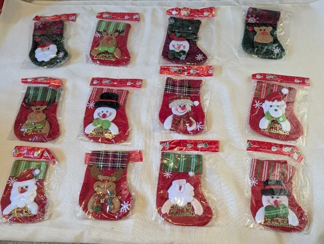New x12 Christmas stockings