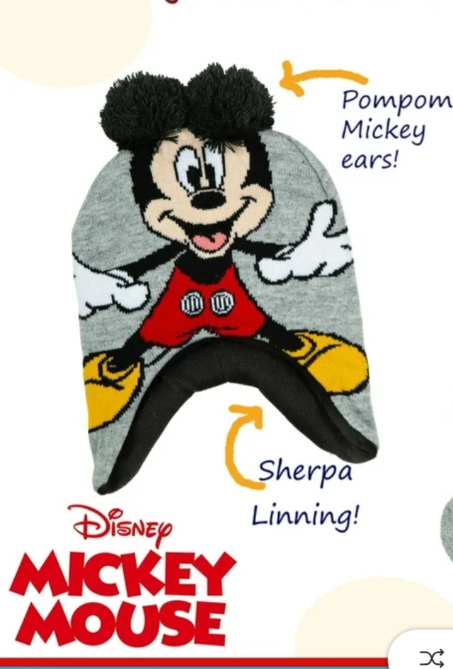 Disney Mickey Hat & Mittens - photo 3