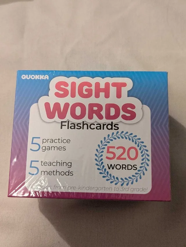 GUOKKA Sight Words Flashcards