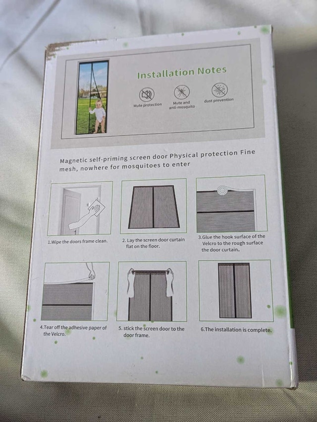 Qnlong Magnetic Screen Door - photo 2