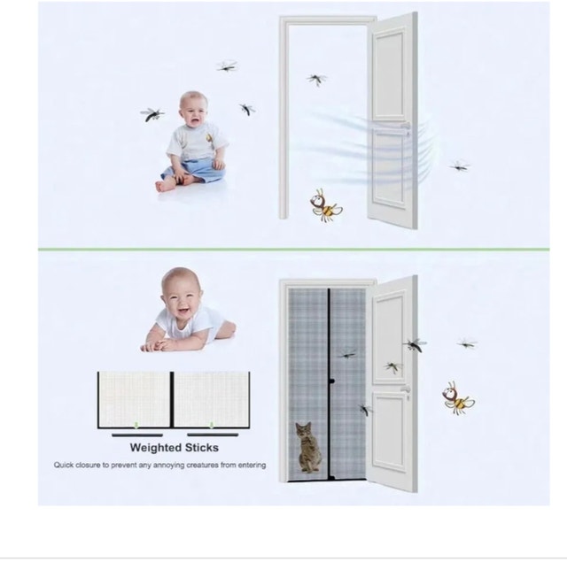 Qnlong Magnetic Screen Door - photo 4