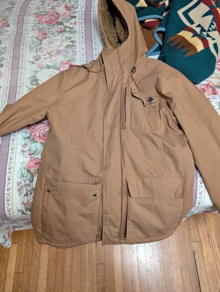 Winter jacket woods